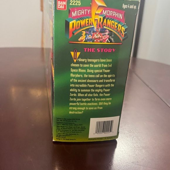 Vintage 1994 Mighty Morphin Power Rangers Red Dragon Thunderzord (orig. pkg). - Picture 9 of 16